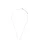 Luxenter Ketting met zilveren afwerking – Alphabet