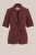 WE Fashion – Dames regular fit blazer met ceintuur – Regular fit – Donkerrood – Viscose –