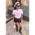 TRENDYOLMİLLA Dames Ecru Slogan Kort Regular fit T-shirts