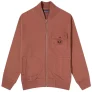 Fred Perry Whiskey Brown Bomberjack met Ritssluiting