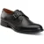 Base London Faraday Heren Zwarte Leren Schoenen