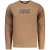 Rifle Marrone Katoenen Heren Sweater