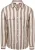 Supply & Co Polo Overshirt Streep Bruin