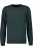 RAGMAN Gebreide trui ronde halsdonkergroen, Effen
