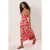 Dames midi-jurk met bloemenprint, casual/dagelijks te dragen