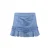 Shoeby korte rok met hartjes blauw