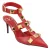 Valentino Roman Stud Pump 80Mm Rood