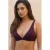 Sam Friday voorgevormde triangel bikinitop Flood donkerrood