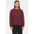 VILA rechtvallende jacquard sweater – donkerrood