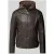 gipsy Leren jack met afneembare capuchon, model ”Rylo’
