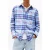 Tommy Hilfiger Tjm Reg Flannel Checked Shirt Light Powdery Blue/big Check