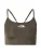 THE NORTH FACE Sport bh ‘FLEX’  donkergroen / wit