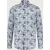 Blue Industry Print overhemd bloem |