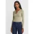 Slim Fit Lange Mouwen Jersey Blouse