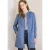 Cecil Dames Lange blouson in Blauw