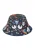 MYMO Hoed ‘Pop Eyetheme’  lichtblauw / knalrood / zwart / wit