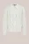 WE Fashion – Dames blouse met kant – Regular fit – Gebroken wit – Katoen –