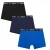 Ellesse Heren Muxel885 Boxer Shorts (Verpakking van 3) (Zwart/Navy/Blauw)