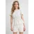 Anytime peplum top met all-overprint lichtgroen