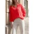 Street One Studio Dames Tuniek met gespleten hals en borduursel in Rood