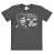 Hybris Shirt  grijs / wit