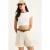 Linnenmix Relaxed Fit Brede Pijpen Shorts met Zakjes