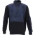 Prada Windbreaker in Marineblauwe Wol en Nylon
