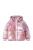 NAME IT KIDS metallic gewatteerde winterjas NKFMALAN roze metallic