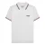 Lambretta Heren SS25 Twin Tip Poloshirt (Wit, Rood, Marine)