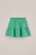 WE Fashion – Meisjes seersucker skort – Regular fit – Groen – Katoen –
