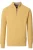 Casa Moda Half-Zip Sweater geel, Effen