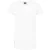 Urban Classics Heren Lang T-shirt met zijrits (Wit)