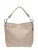 Roberta M Beige Rundleer Tas