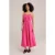 We Fashion Dress Mid Length Pink