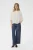 Blouse met lange mouwen Loose fit Chalk