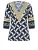 Ana Alcazar Shirt ‘Zilby’  blauw / geel / zwart / wit