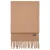 Mango Man sjaal met franjes beige