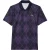 Lacoste Dames Geruite Ultra Dry Polo Shirt (Paars)