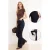 TRENDYOLMİLLA Dames Donkerblauw Effen Flared Hoge taille Jeans