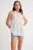 V-hals Blouse met Rijgsluiting en Ruches