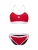 ARENA Bikini ‘ICONS’  kersrood / wit