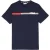 FILA Sidney Tee With Block Stripes Black Iris
