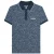 Lambretta Heren Paisley Tonaal Groot & Lang Poloshirt (Navy/Dusky blauw)