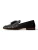 L37 HANDMADE SHOES Mocassins ‘WILDFLOWERS IN HER HAIR’  zwart