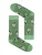 GREENBOMB Sokken ‘Funky Donkey’  grijs / grasgroen / lichtgroen