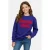 Cars junior sweater met tekst – blauw/rood
