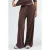 Elastische Taille Rechte Leg Modal Broek