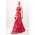 TRENDYOLMİLLA Dames Meerkleurig Bloemen Maxi Mouwloos Diploma-uitreiking / Gala A-lijn Avond & Gala Jurk