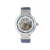 Empress Adelaide automatisch skelet horloge met leren band