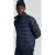 Donker marineblauw gewatteerd jack met trechterhals van Lyle & Scott